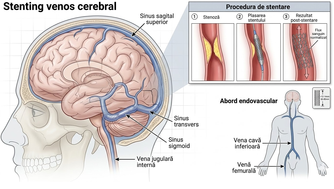 Stenting venos cerebral